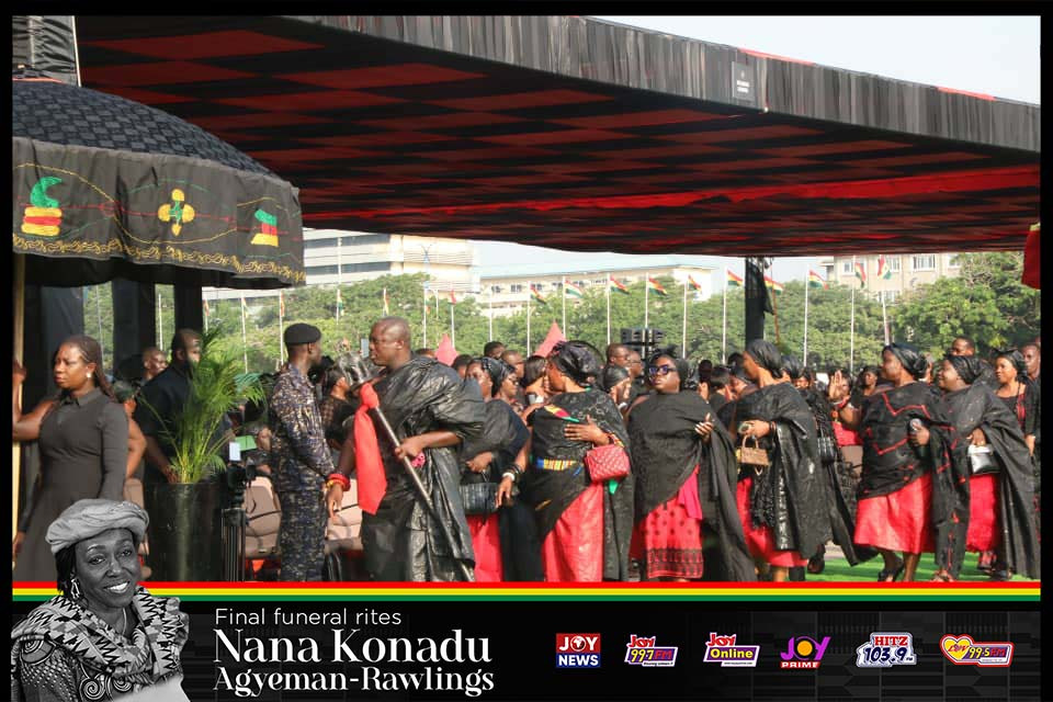 Photos: State funeral for former First Lady Nana Konadu Agyeman-Rawlings