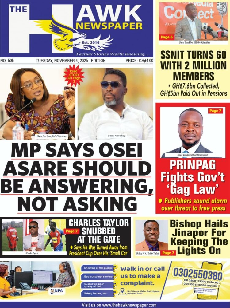 Today's Front pages: Tuesday, November 4, 2025