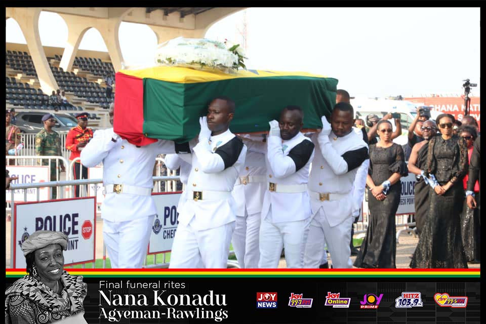 Photos: State funeral for former First Lady Nana Konadu Agyeman-Rawlings