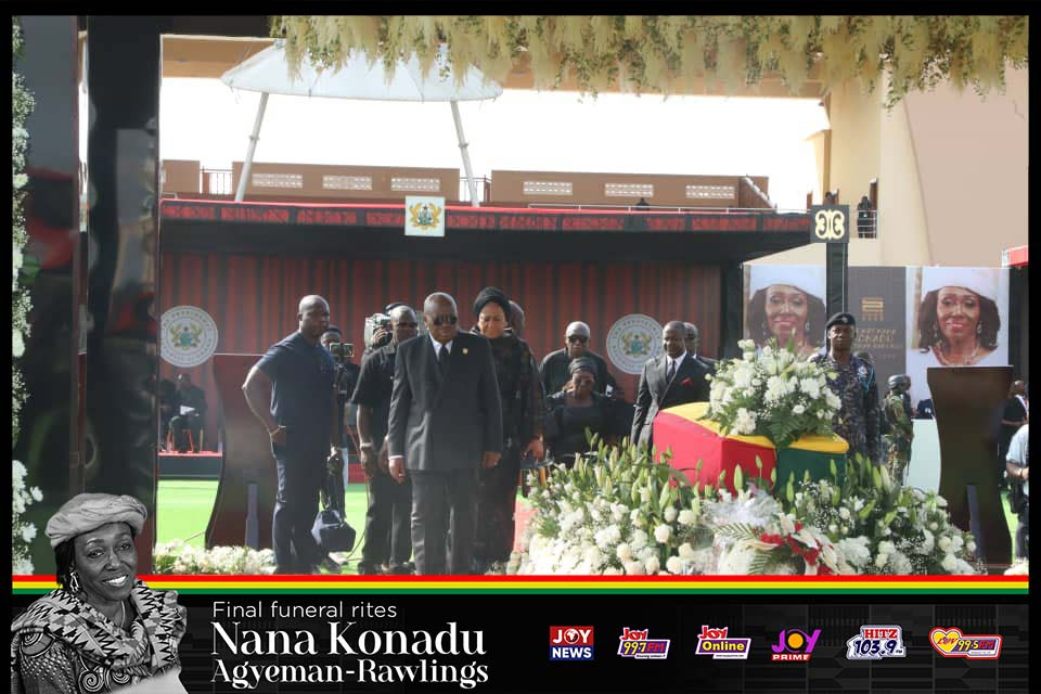 Photos: State funeral for former First Lady Nana Konadu Agyeman-Rawlings