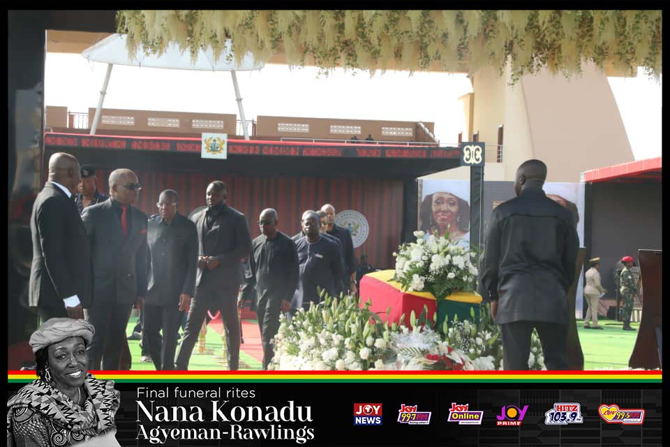Photos: State funeral for former First Lady Nana Konadu Agyeman-Rawlings