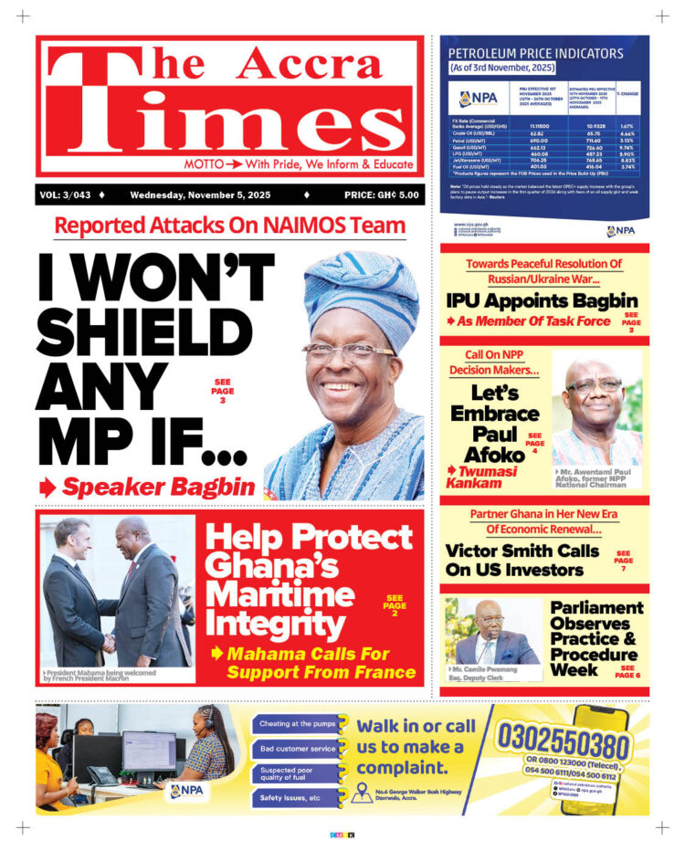 Today's front pages: Wednesday, November 5, 2025