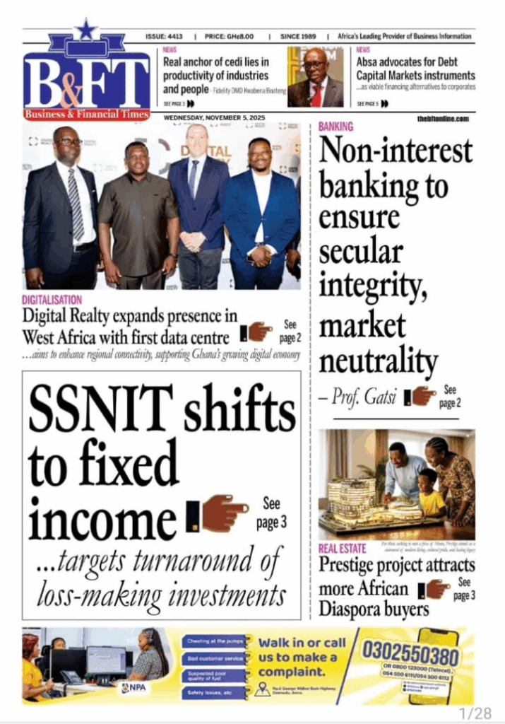 Today's front pages: Wednesday, November 5, 2025