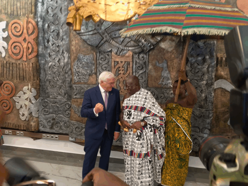 German President Frank-Walter Steinmeier calls on Otumfuo at Manhyia Palace German President Frank-Walter Steinmeier calls on Otumfuo at Manhyia Palace