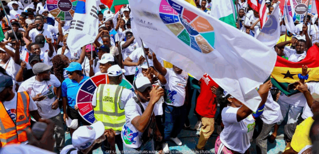 5,000 entrepreneurs march positions Ghana as gateway for global investment and inclusive growth