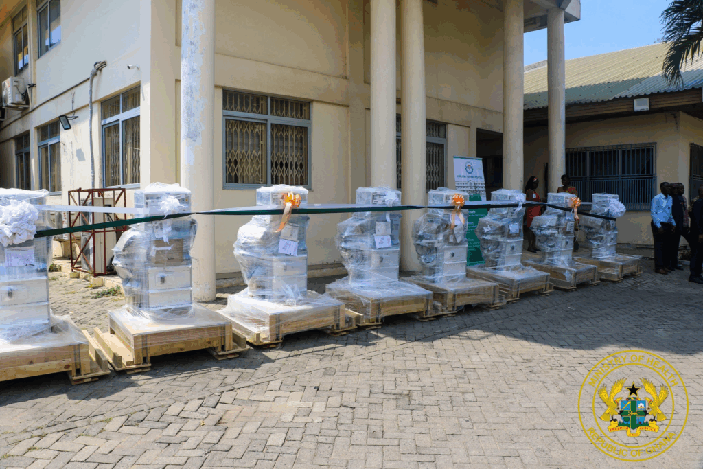 Health Minister presents anaesthetic machines to Korle-Bu and UGMC to boost quality healthcare delivery