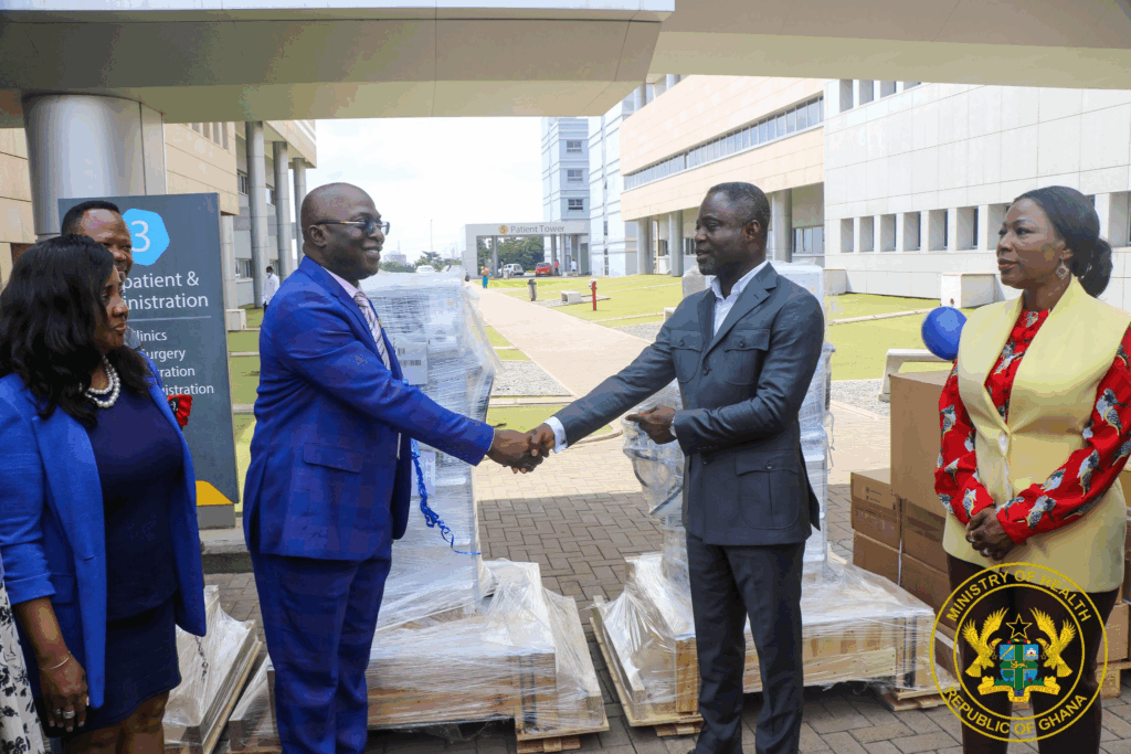 Health Minister presents anaesthetic machines to Korle-Bu and UGMC to boost quality healthcare delivery