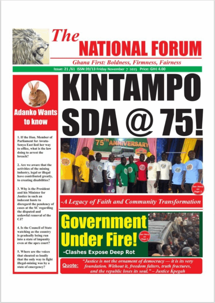 Today's Front pages: Friday, November 7, 2025