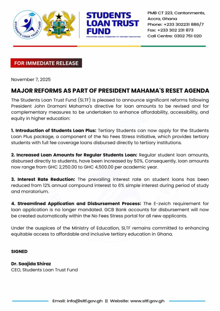 SLTF unveils sweeping reforms to make higher education more affordable SLTF unveils sweeping reforms to make higher education more affordable