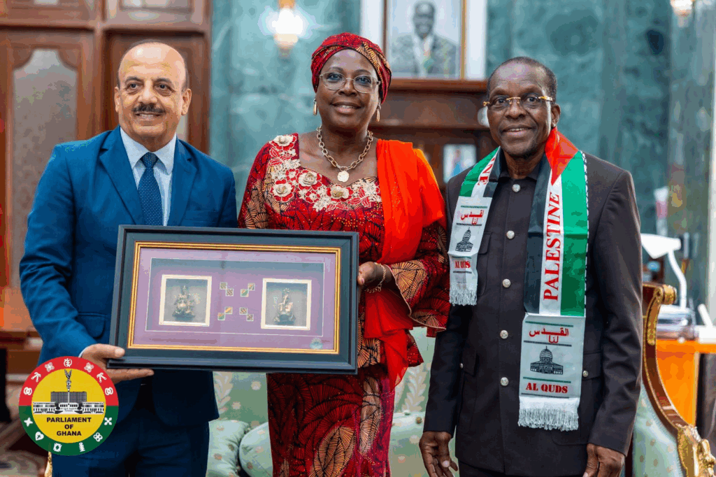Speaker reaffirms Ghana’s commitment to peace following visit from Palestinian Ambassador Speaker reaffirms Ghana’s commitment to peace following visit from Palestinian Ambassador