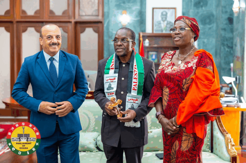 Speaker reaffirms Ghana’s commitment to peace following visit from Palestinian Ambassador Speaker reaffirms Ghana’s commitment to peace following visit from Palestinian Ambassador