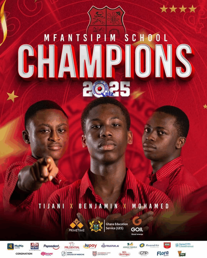God is truly a MOBA: Mfantsipim storms to 2025 NSMQ Glory! – MyJoyOnline