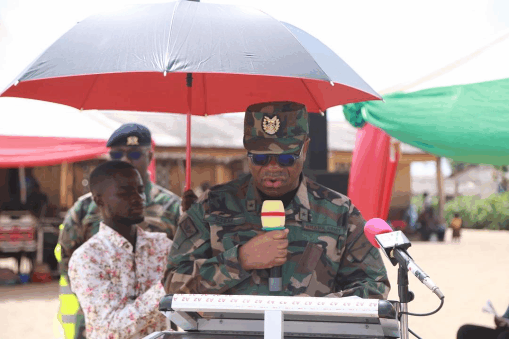 Ghana Boundary Commission hands over fully furnished 3-unit classroom block, toilet facility and borehole