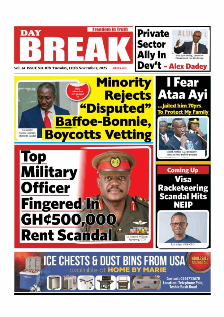 Today's Front pages: Tuesday, November 11, 2025