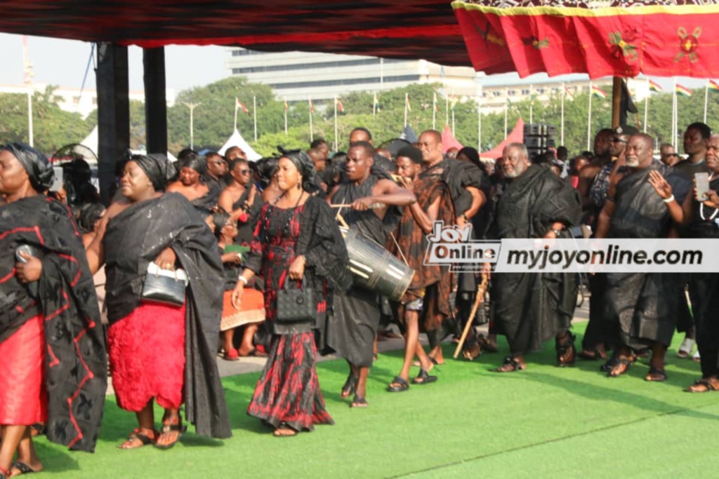 State funeral held for former First Lady Nana Konadu Agyeman-Rawlings at Independence Square