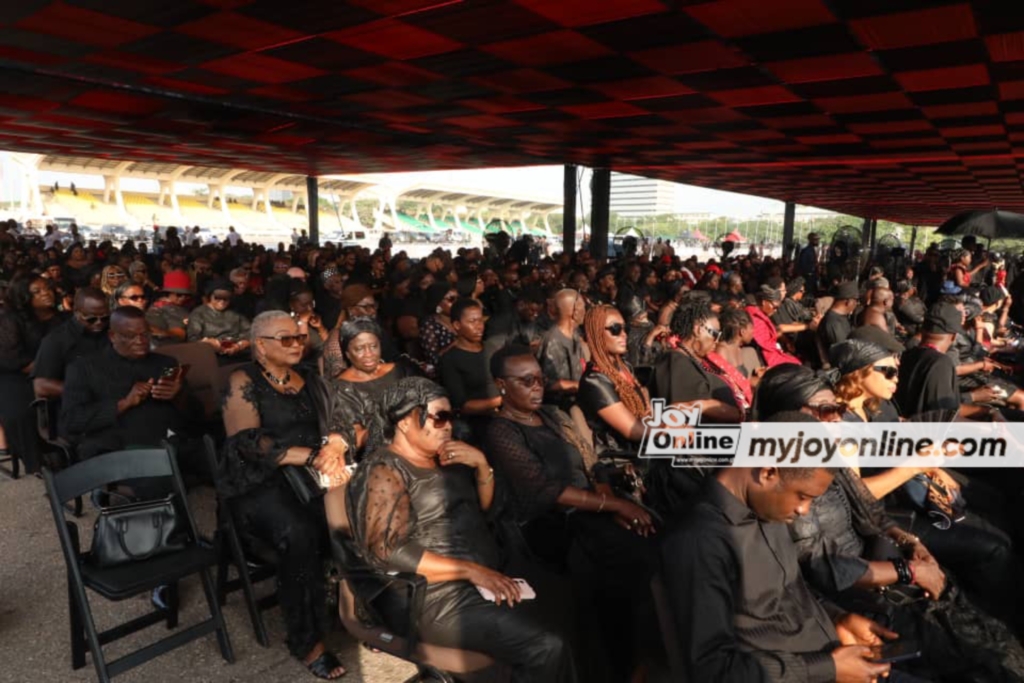 State funeral held for former First Lady Nana Konadu Agyeman-Rawlings at Independence Square