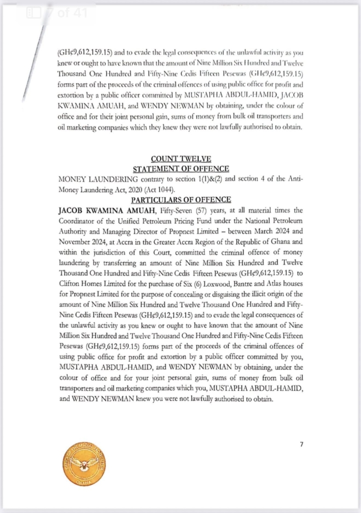 Mustapha Hamid, 9 others charged with extorting over GH¢291m from oil companies Mustapha Hamid, 9 others charged with extorting over GH¢291m from oil companies