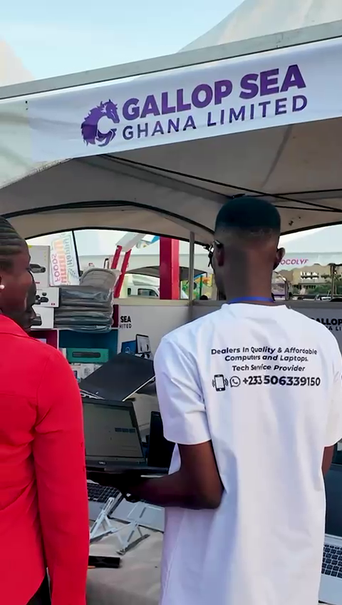 We sold over 20 laptops at Ecobank Joy Business SME Fair- Gallop Sea Ghana discloses