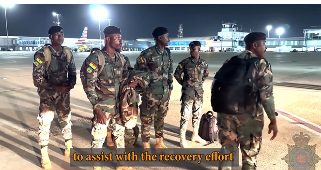 Ghanaian soldiers touch down in Jamaica to support Hurricane Melissa recovery efforts