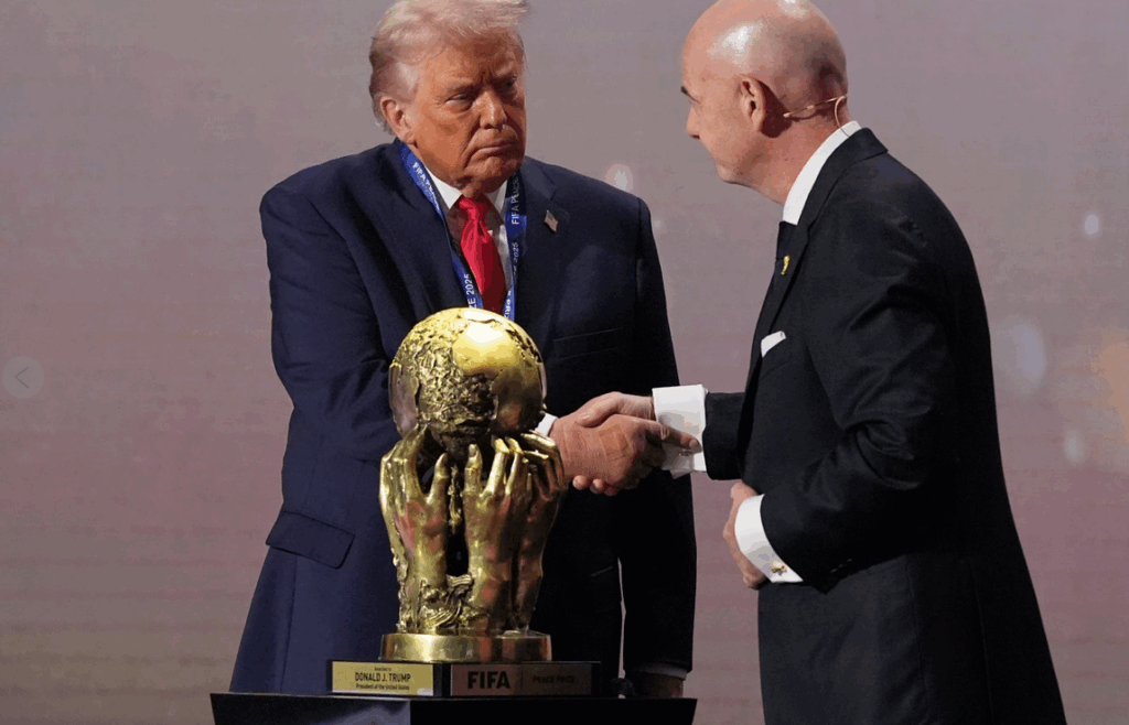 FIFA gives President Donald Trump a peace prize at 2026 World Cup draw – MyJoyOnline