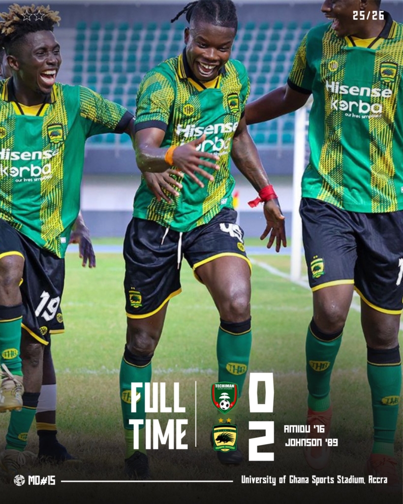 GPL 2025/26: Asante Kotoko beat Eleven...