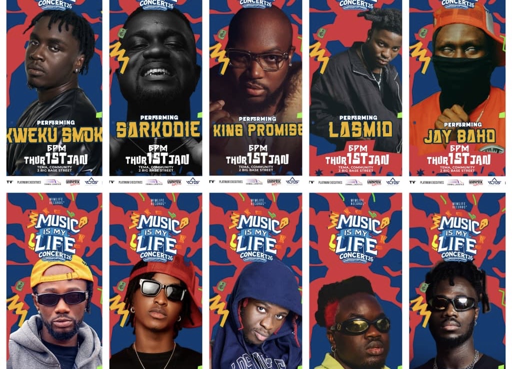 Sarkodie, King Promise, Kweku Smoke and Asakaa Boys headline Music Is My Life Concert 2026 – MyJoyOnline Sarkodie, King Promise, Kweku Smoke and Asakaa Boys headline Music Is My Life Concert 2026 – MyJoyOnline