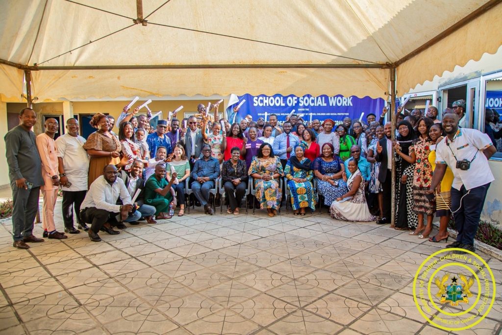 School of Social Work graduates 4th cohort of Social Service Workforce trainees – MyJoyOnline