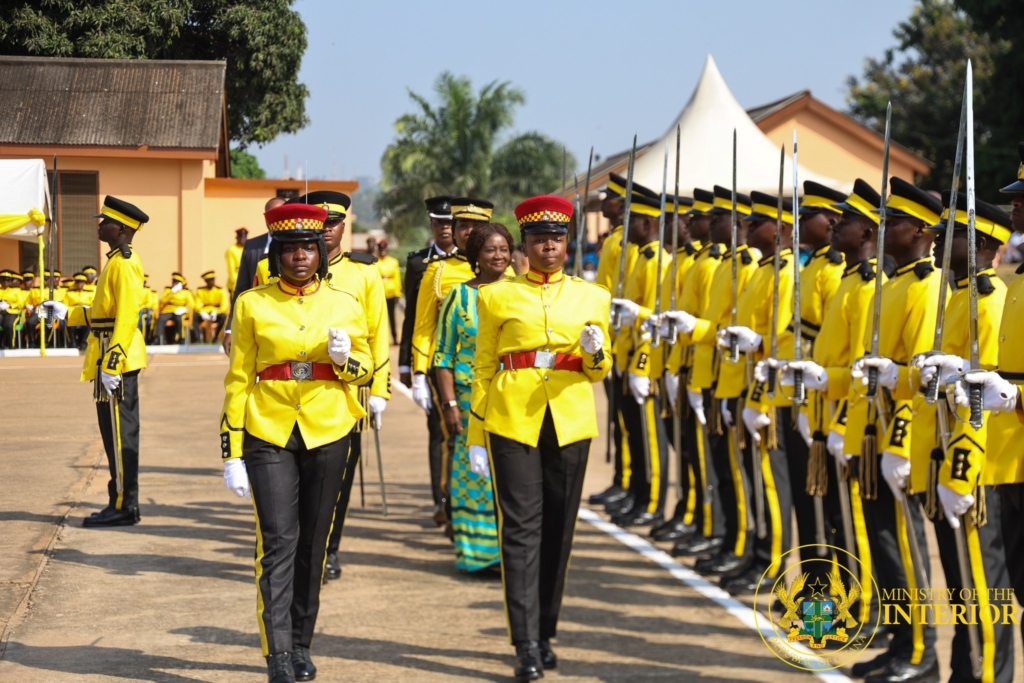 Photos: Vice President, Interior Minister commission new Ghana Prisons officer cadets