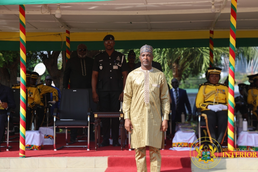 Photos: Vice President, Interior Minister commission new Ghana Prisons officer cadets