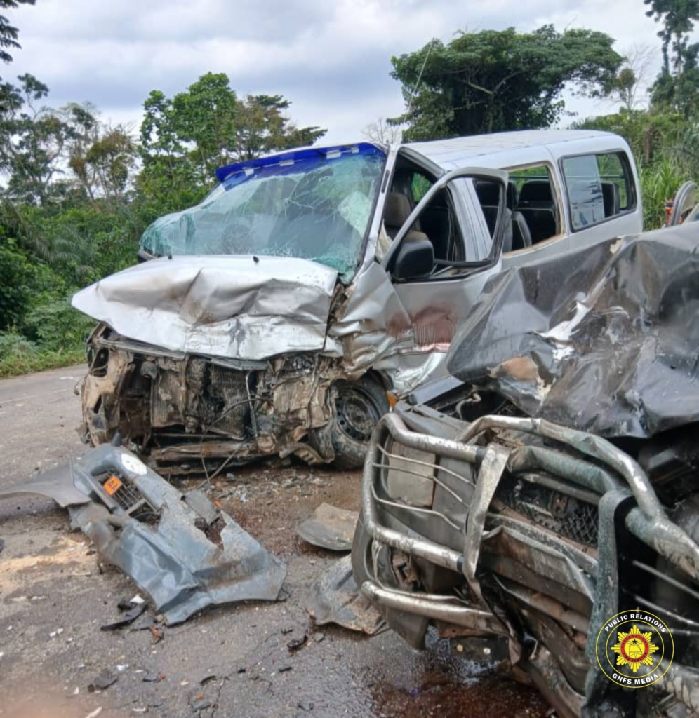 Two dead, 13 injured in fatal head-on collision on Anyinam–Enyiresi highway