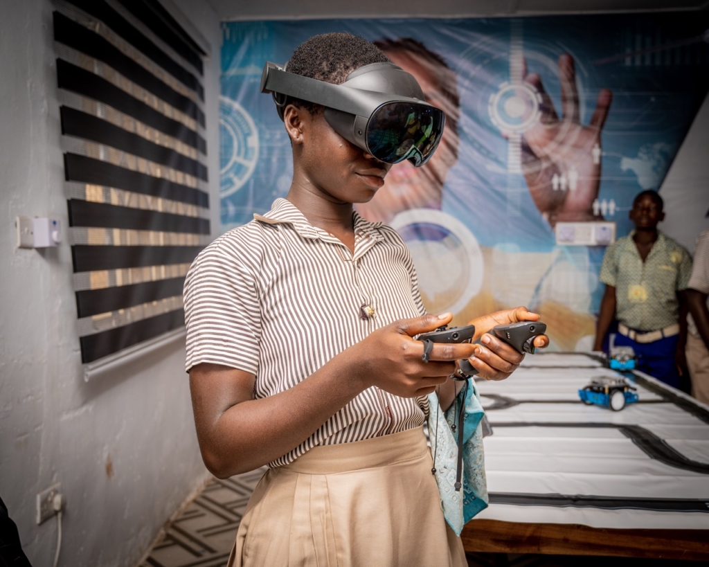 Otumfuo–Newmont AI for youth center launched in Sankore, Ahafo Region