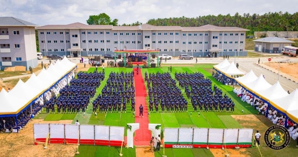 Lands Minister commissions 3rd batch of 636 Blue Water Guards; pledges sustained fight against galamsey