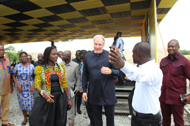 MTN Ghana partners open vegetable centre of excellence