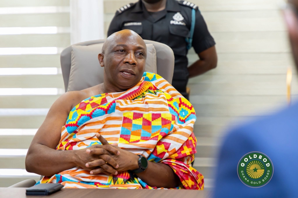 GoldBod CEO Sammy Gyamfi honoured with historic Suma Adinkra Sword