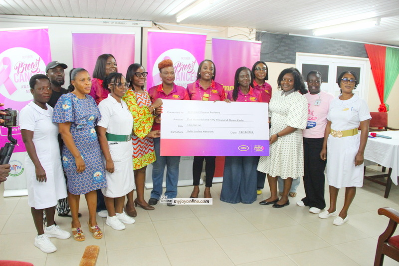 MTN Y’ello Ladies Network donates GH₵200K to Korle Bu Breast Cancer Unit, Breast Care International