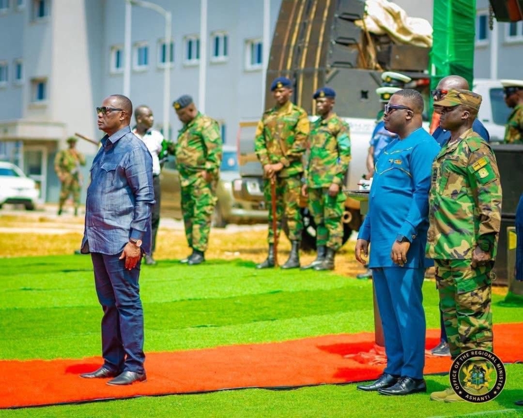 Lands Minister commissions 3rd batch of 636 Blue Water Guards; pledges sustained fight against galamsey