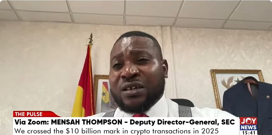 Ghana’s crypto transactions hit $10bn by November – SEC