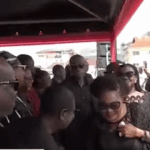 Eulogies in Koforidua: First Lady leads state’s final tribute to Defence Minister Dr. Omane Boamah Eulogies in Koforidua: First Lady leads state’s final tribute to Defence Minister Dr. Omane Boamah