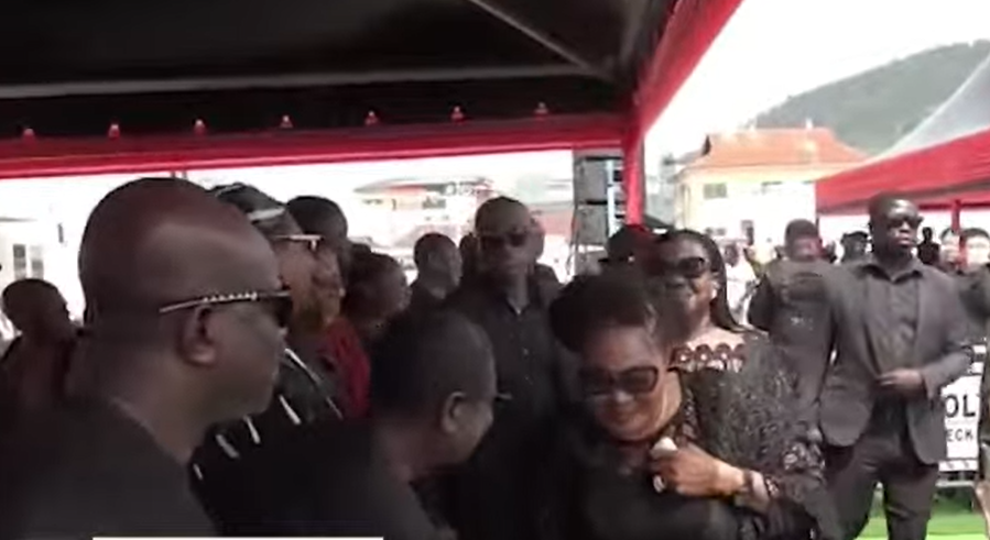 Eulogies in Koforidua: First Lady leads...