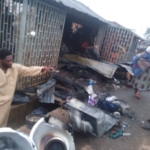 Fire ravages nine stores at Dodi-Papase Fire ravages nine stores at Dodi-Papase