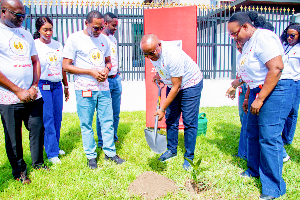 Driving sustainability: Zenith Bank joins BoG for Cedi@60 tree planting exercise