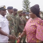 Vice President reviews 46th Change of Guards at the presidency