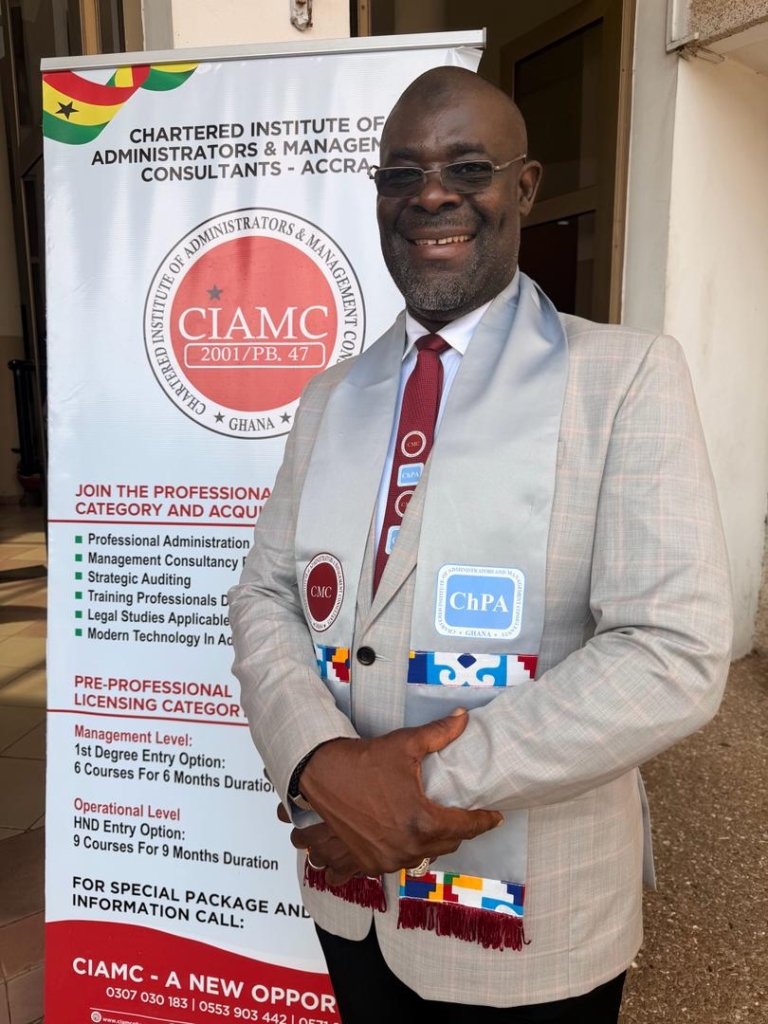 CIAMAC: NLA boss graduates as chartered professional Administrator and management Consultant – MyJoyOnline