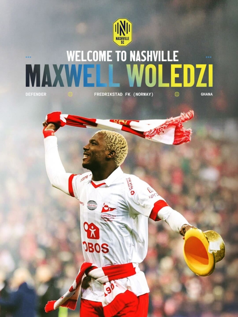Maxwell Woledzi joins MLS side Nashville SC on three-year deal – MyJoyOnline