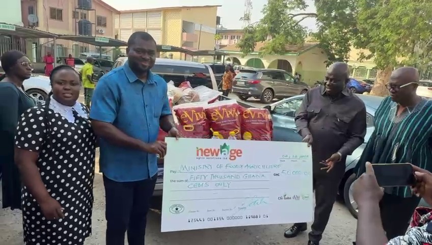 Newage Agric Solutions donates rice,...
