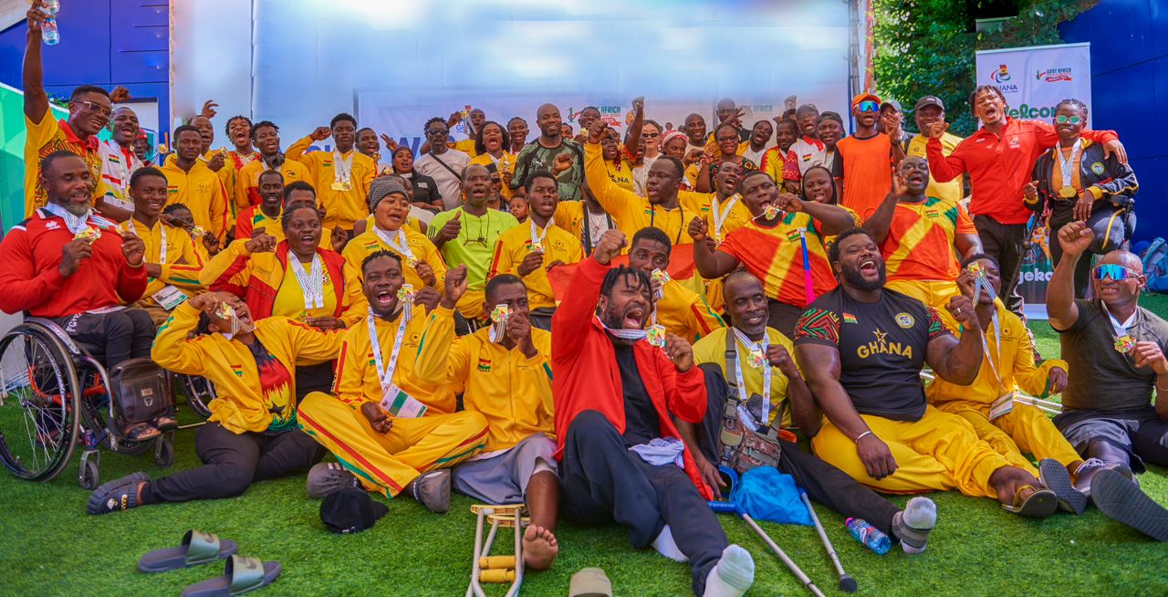 Team Ghana finishes maiden West African Para Games with 40 medals