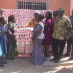 Gov’t presents sanitary pads to schools in the Ledzokuku Municipality Gov’t presents sanitary pads to schools in the Ledzokuku Municipality