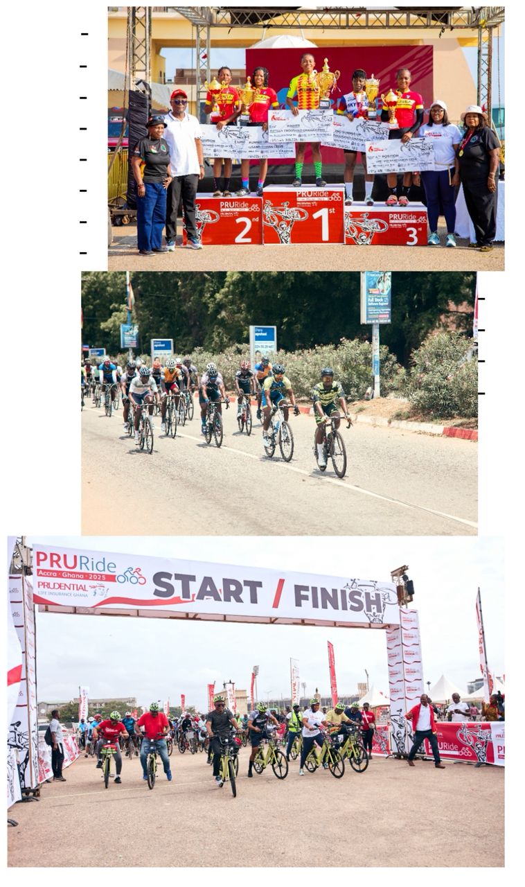 PruRide Accra champions health, youth empowerment and sustainability through cycling