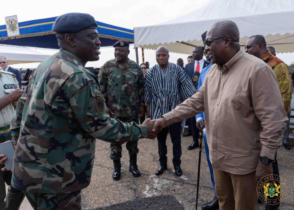 Photos: Ghana deploys contingent of soldiers to Jamaica to support reconstruction efforts