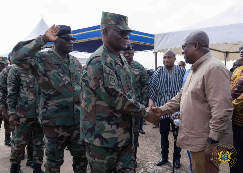 Photos: Ghana deploys contingent of soldiers to Jamaica to support reconstruction efforts